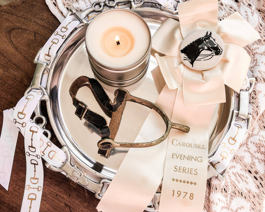 Arthur Court - Equestrian Round Tray 12