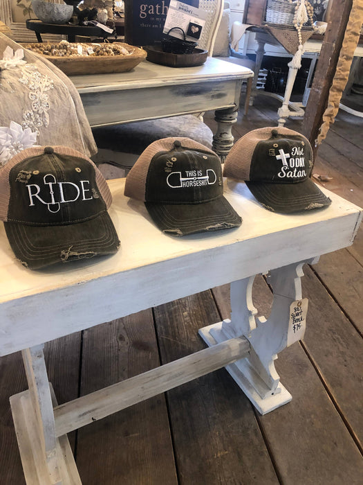 Westrian International - This is HorseShit Distressed Trucker Baseball Cap