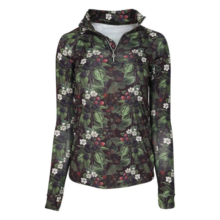 Dapplebay Blackberry Daze 1/4 Zip Riding Top