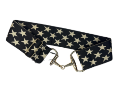 Black Stallion Designs Snaffle Bit Elastic Belt