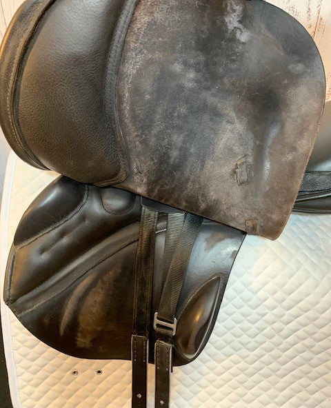 Used Black Country Tex Eventer Saddle - 17.5" Medium Tree - New Billets & Flock