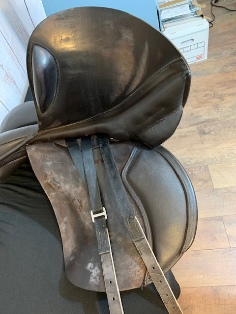 Used Black Country Tex Eventer Saddle - 17.5" Medium Tree - New Billets & Flock