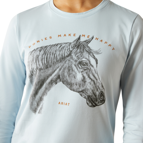 Ariat ® Youth Happy Horse Long Sleeved T-Shirt