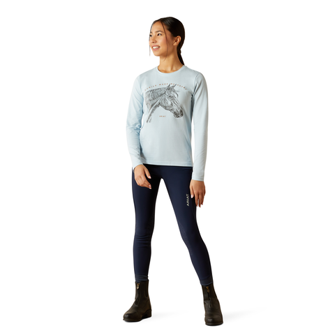 Ariat ® Youth Happy Horse Long Sleeved T-Shirt