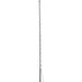 64" green  nylon lunge whip with a rubber handles on a white background.