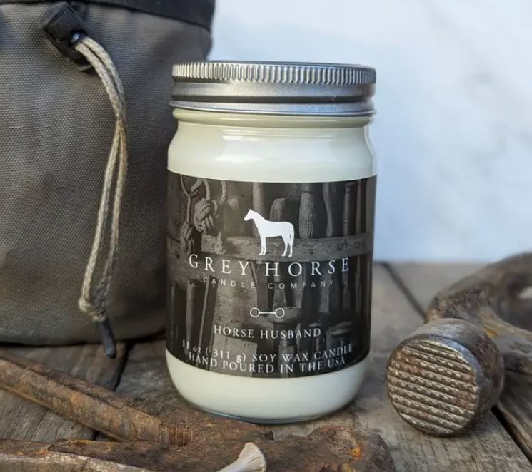 Grey Horse Candle Company - Horse Husband Soy Candle