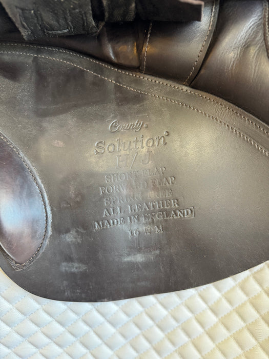 Used 16.5 County Solution Jump Saddle