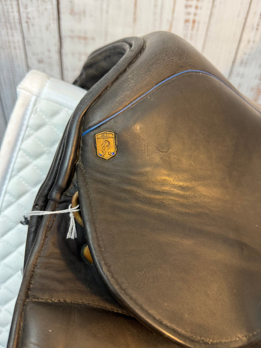 Used International Saddlery Dressage Saddle - 17.5" Medium Tree