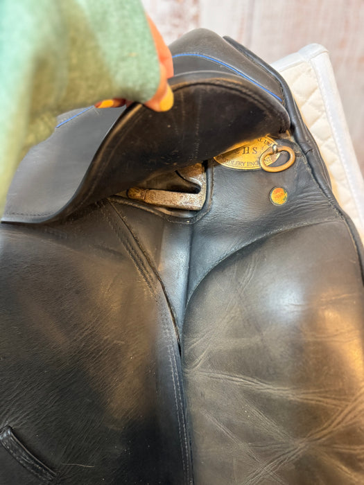 Used International Saddlery Dressage Saddle - 17.5" Medium Tree