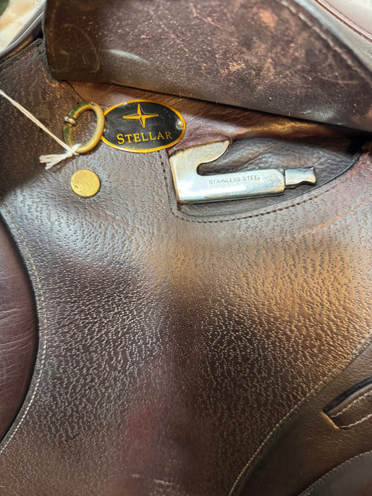 Used Stellar Monoflap Jump Saddle - 18" Medium Tree