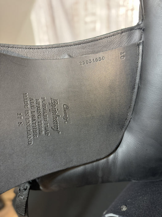 New 2025 County Epiphany Dressage Saddle - 17"