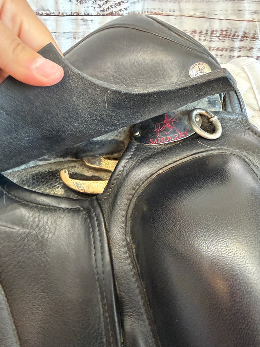 Used 17" Custom Dressage Saddle