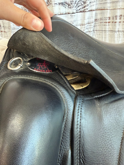 Used 17" Custom Dressage Saddle