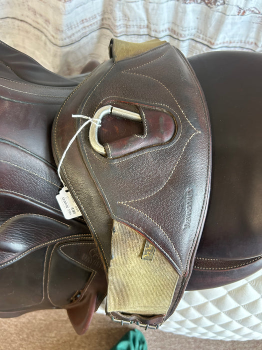 Used 2019 Devoucoux Chiberta Lab Jump Saddle 17"