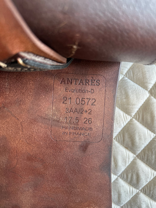 USED Antares Jump Saddle With Girth 17.5"