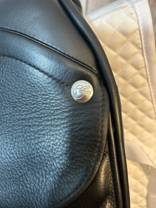 Used 2013 Zaldi Classic Dressage Saddle 18" Wide