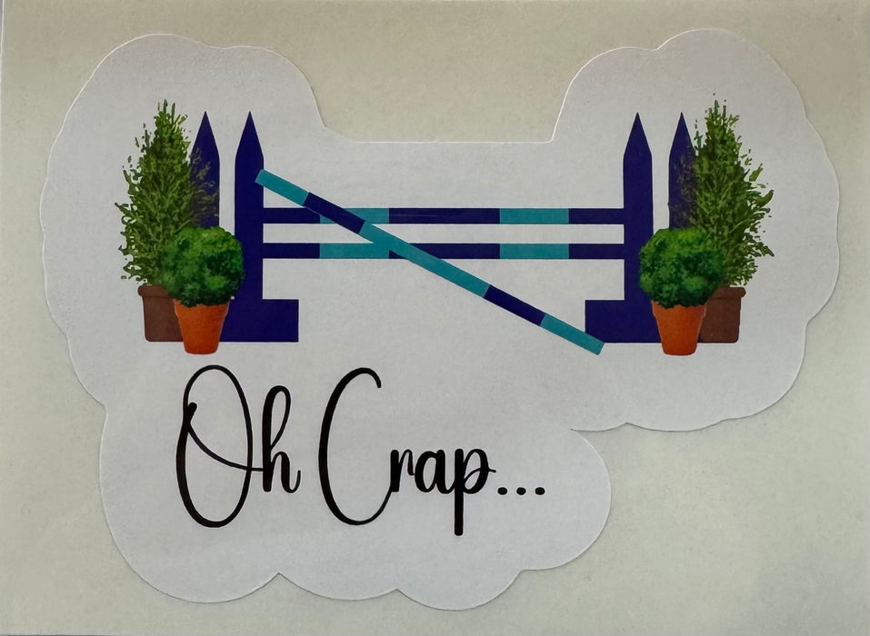 BSD Sticker - Oh Crap...