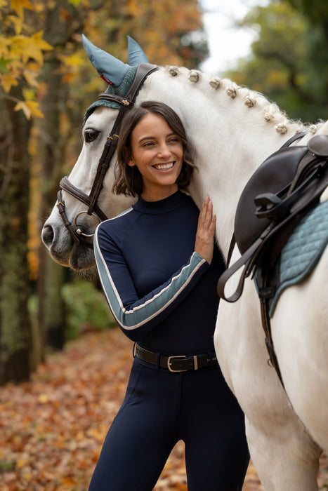 Le Mieux Talia Turtle Neck Base Layer- Ladies- Navy