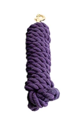 3/4" Cotton Lead Rope with Brass Snap