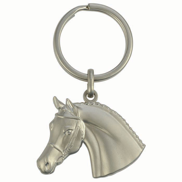 Kelley and Company- 3D Horse Head w Bridle Keychain