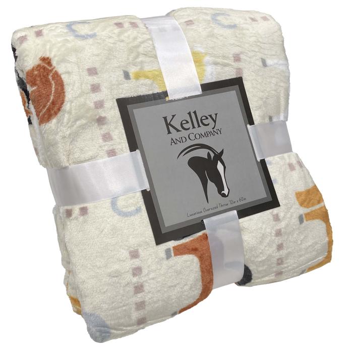 Pony Palisade Throw Blanket