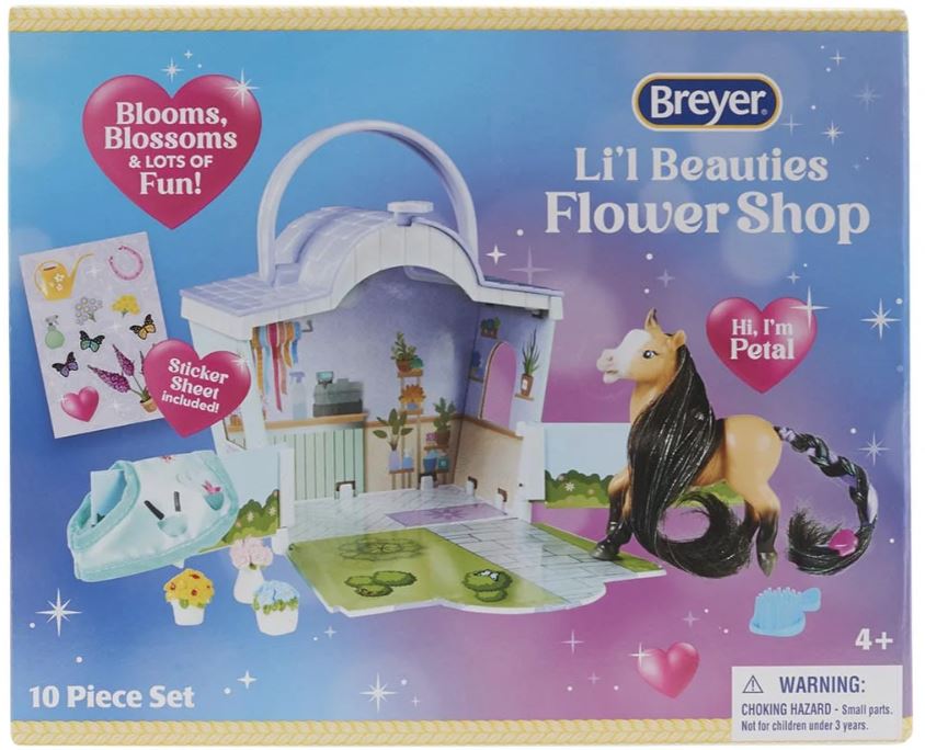 Breyer® Li'l Beauties Flower Shop Horse Playset