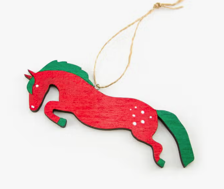 Jumping Horse Ornament