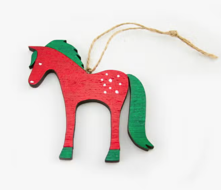 Single Horse Ornament — The Hitching Post Tack Shop