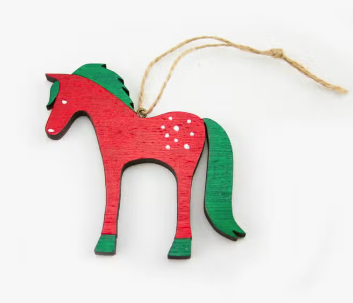Single Horse Ornament