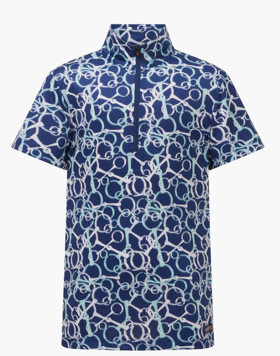 Kids Breeze Ice Fil® Short Sleeve Riding Shirt