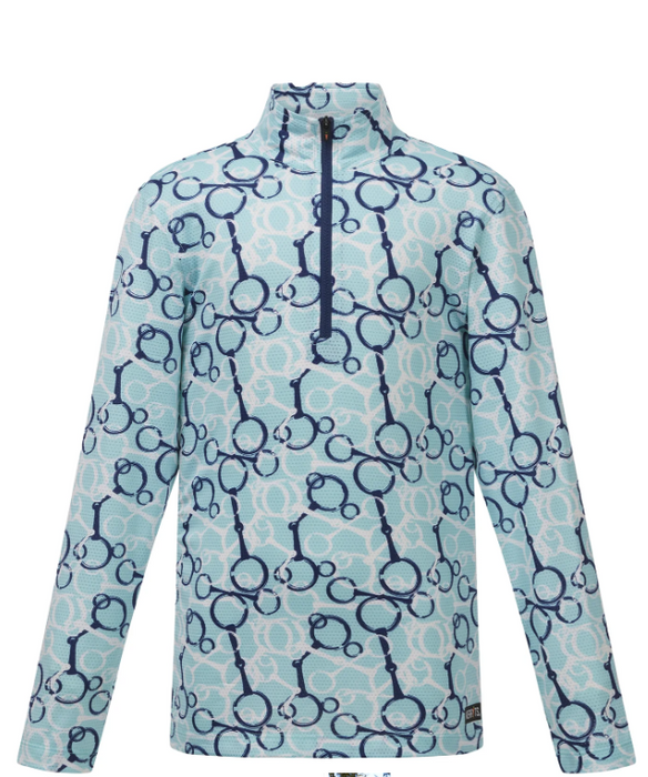 Kids Breeze Ice Fil® Long Sleeve Riding Shirt
