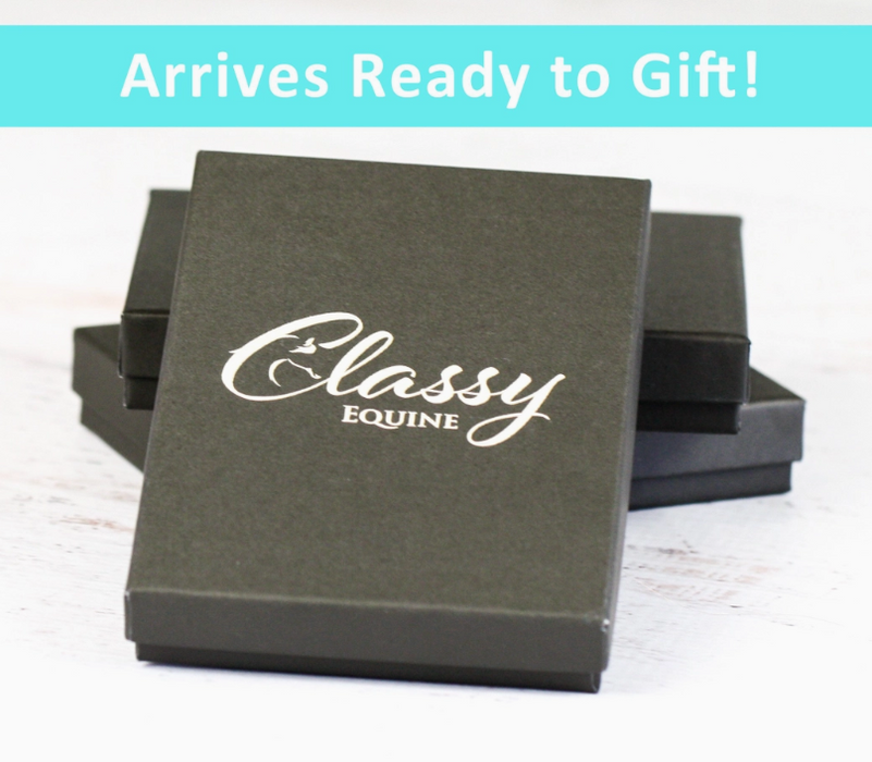 Bay Clydesdale Horse Ornament- Classy Equine