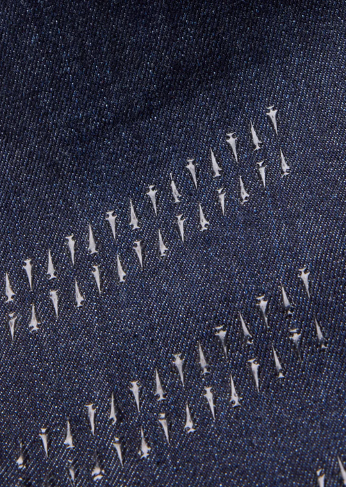 Stretch Denim Silicone Knee Patch Bootcut Riding Pant