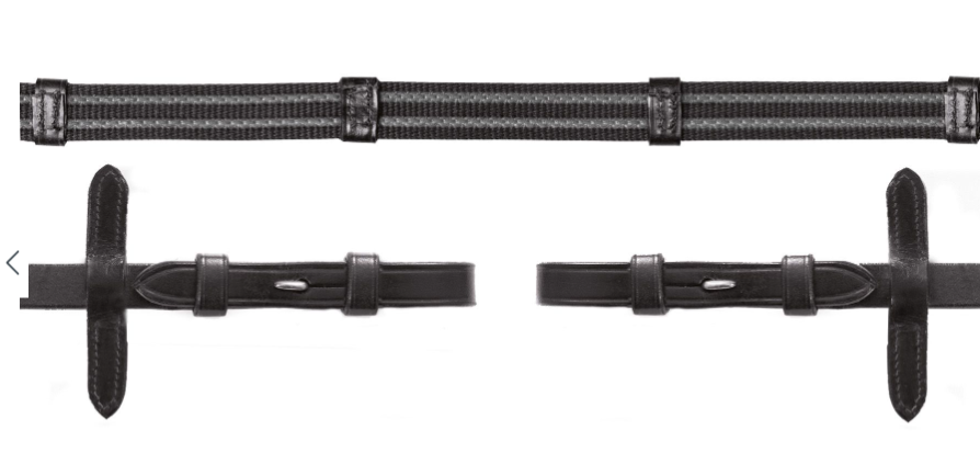 Web Grip Leather Reins