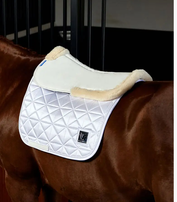Memory Foam Comfort Fleece Edged Half Pad
