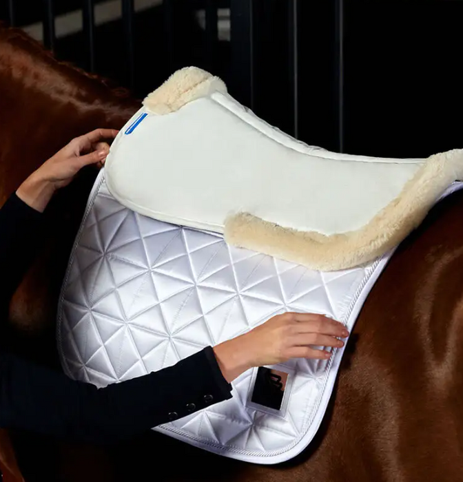 Memory Foam Comfort Fleece Edged Half Pad