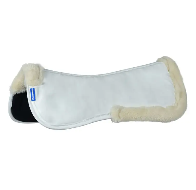Memory Foam Comfort Fleece Edged Half Pad