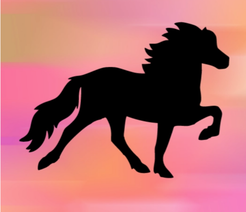 Icelandic Pony Vinyl Decal