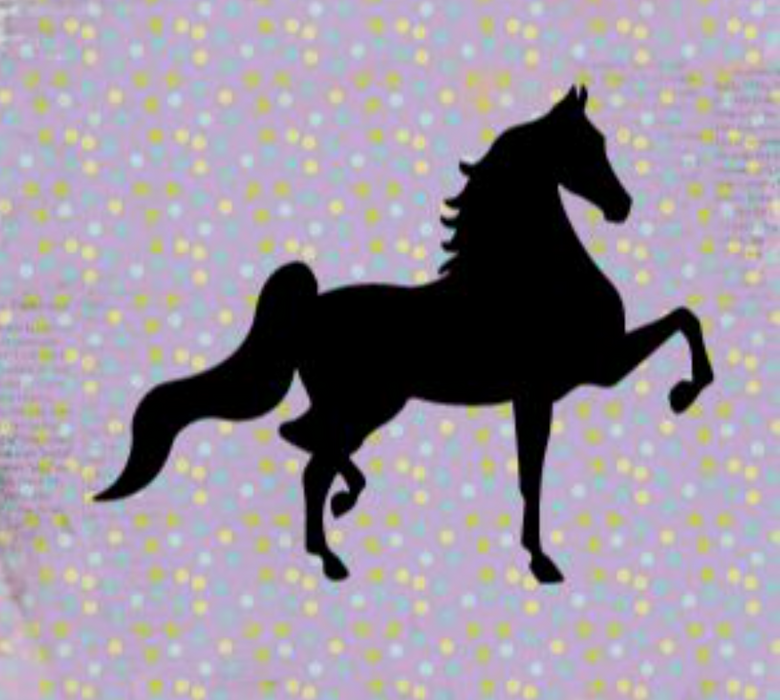 Trotting Horse Vinyl Decal Sticker