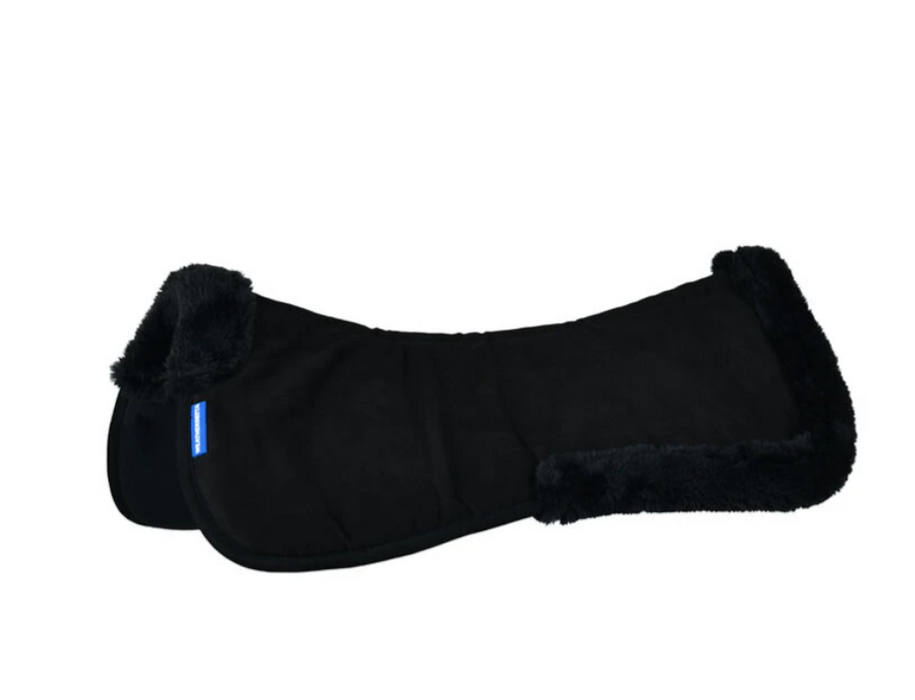 Memory Foam Comfort Fleece Edged Half Pad