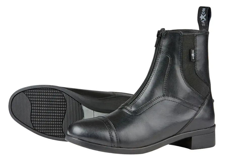 Saxon Syntovia Zip Paddock Boot - Youth