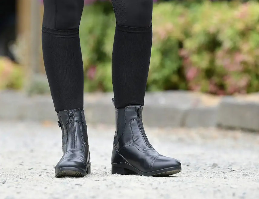 Saxon Syntovia Zip Paddock Boot - Youth