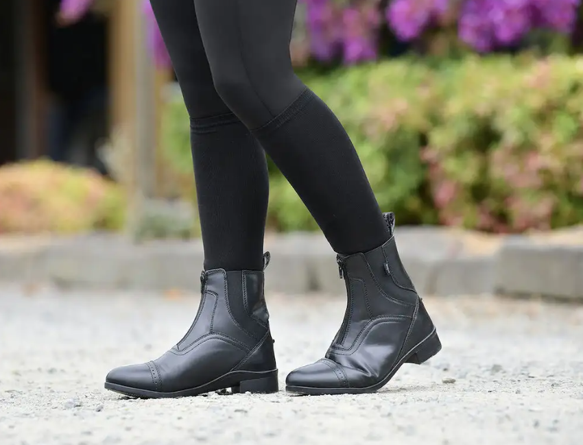 Saxon Syntovia Zip Paddock Boot - Youth