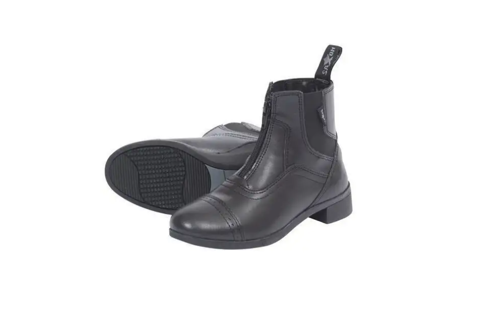 Saxon Syntovia Zip Paddock Boot - Youth