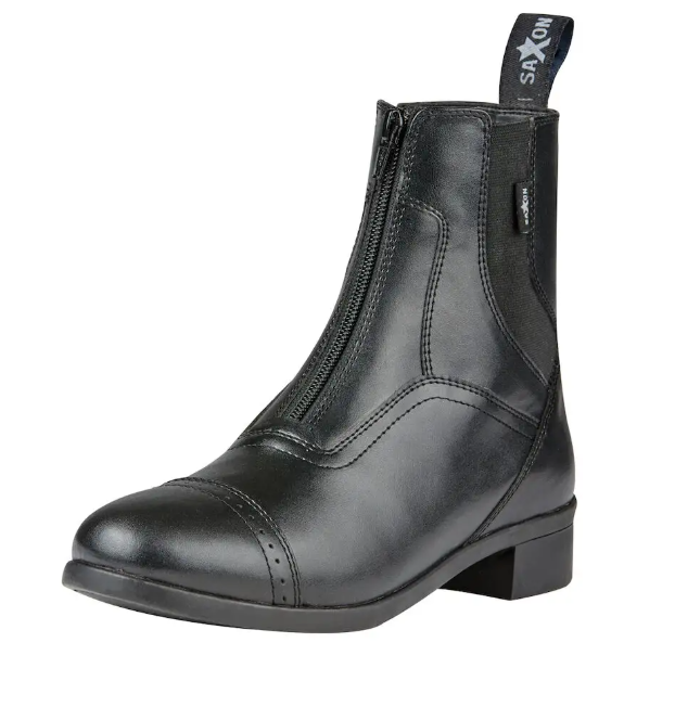 Saxon Syntovia Zip Paddock Boot - Youth