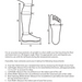 A measurement guide for tall boots showing labeled body measurement points on a foot and a full-length leg diagram, with text instructions for measuring foot size, calf height, calf width, ankle width, boot opening, and foot width.