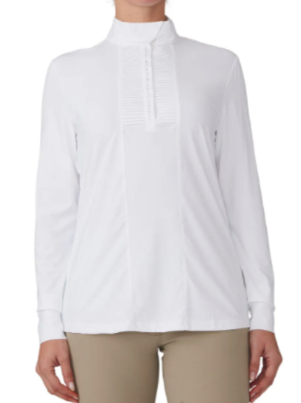 Ovation® Women's Elegance Grace Long Sleeve Show Shirt - White