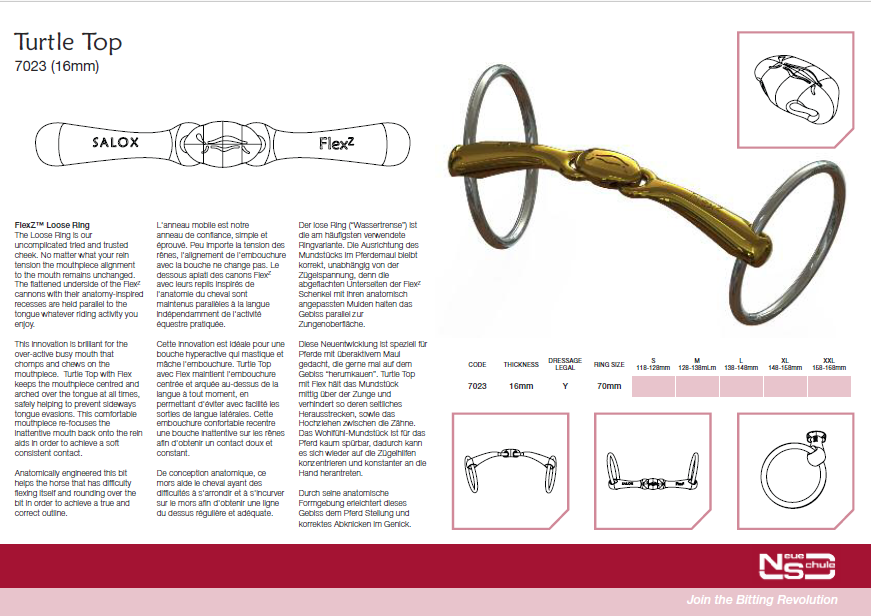Neue Schule Turtle Top™ with Flex™  Loose Ring