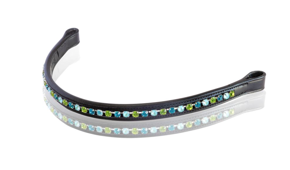 Grewal Equestrian Seaglass Browband - Horse/Full Size