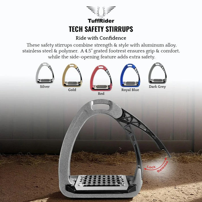 TuffRider Tech Safety Stirrups 4.5"